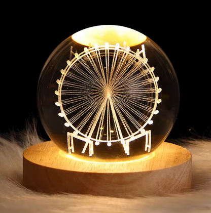 Nitid 3D Crystal Ball Lamp