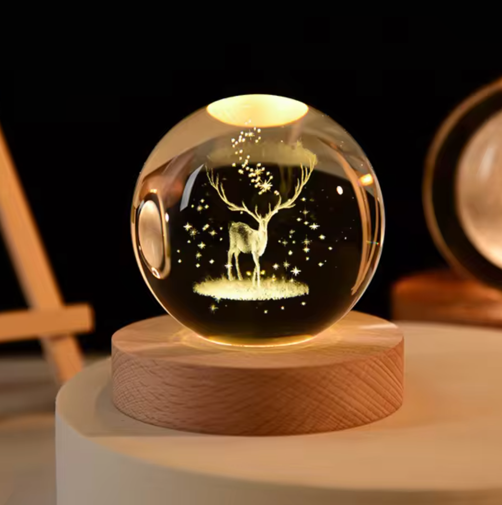 Nitid 3D Crystal Ball Lamp