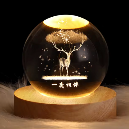 Nitid 3D Crystal Ball Lamp